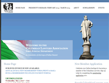 Tablet Screenshot of columbianlawyers.com